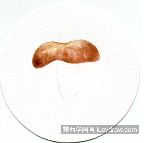 菱红菇怎么画？简单的水彩画法是什么？