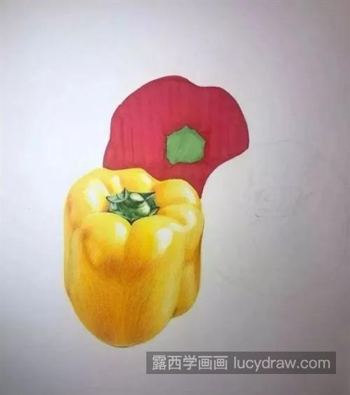 甜椒怎么画？五彩椒的画法是什么？