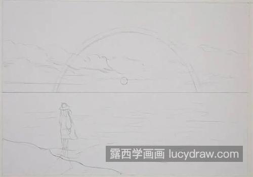 面朝大海怎么画？海边风景小画的方法是什么？