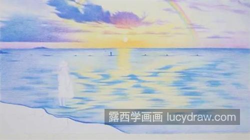 面朝大海怎么画？海边风景小画的方法是什么？