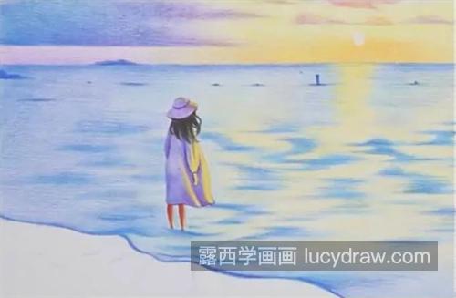 面朝大海怎么画？海边风景小画的方法是什么？