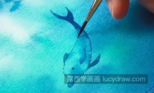 小海豚怎么画？如何画出梦幻的感觉？