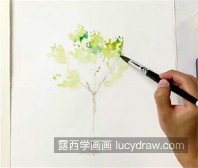 大树怎么画？如何画树叶？