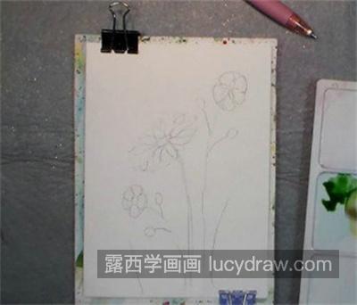 小菊花怎么画？水彩绘画步骤有几步？