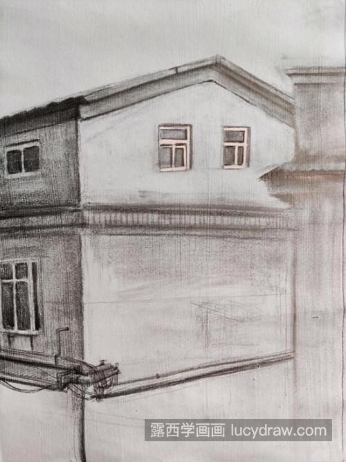 素描房子怎么画？如何画写生作品？