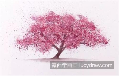 樱花树怎么画？有哪些绘画技巧？