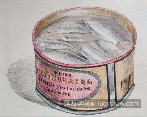 鲱鱼罐头怎么画？详细的绘画步骤有哪些？