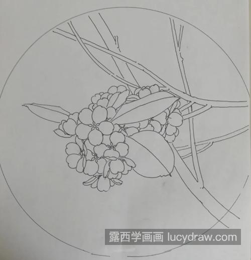 梅花团扇怎么画？绘画流程是什么？