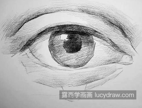 眼睛怎么画？如何画流泪的眼神？