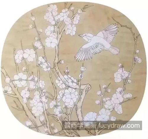 梅花和小鸟怎么画？具体的绘画步骤有几步？