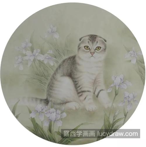 折耳猫怎么画？有哪些工笔画步骤？