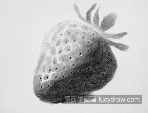 素描草莓怎么画？图文步骤过程是什么？
