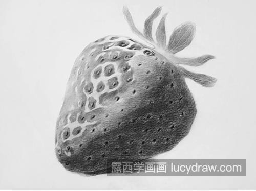 素描草莓怎么画？图文步骤过程是什么？