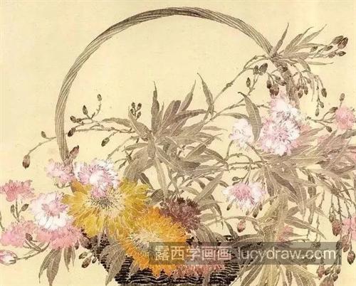 鲜花篮怎么画？有哪些绘画步骤？