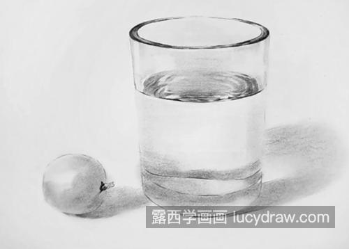 水杯怎么画？教你画一杯水