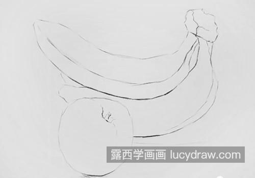 苹果香蕉怎么画？水果的素描教程是什么？