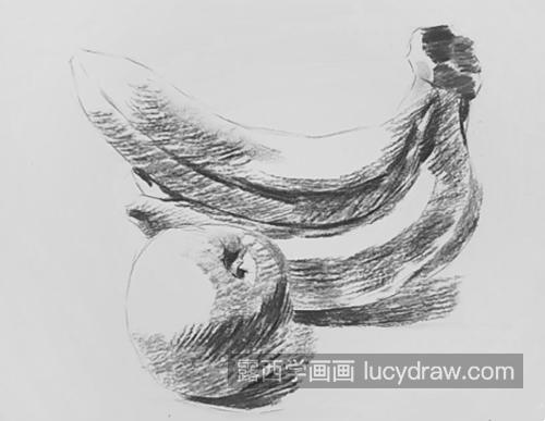 苹果香蕉怎么画？水果的素描教程是什么？