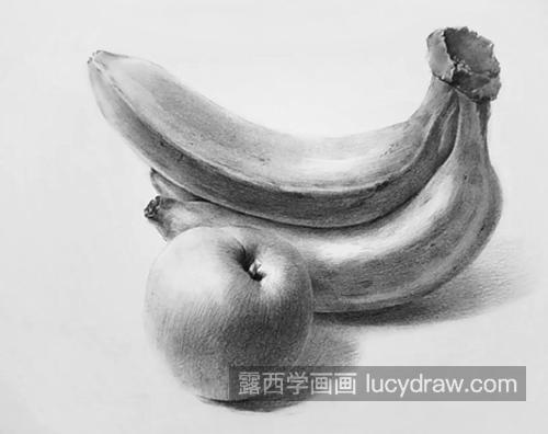 苹果香蕉怎么画？水果的素描教程是什么？