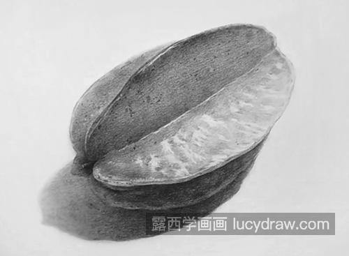 杨桃怎么画？五敛子的素描画法是什么？