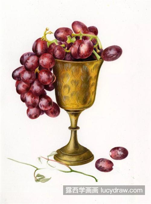 葡萄酒杯怎么画？详细的绘画步骤有哪些？