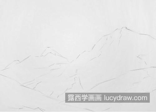 雪山怎么画？简单的素描画法是什么？