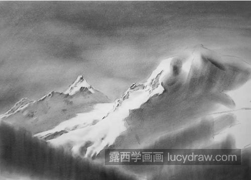 雪山怎么画？简单的素描画法是什么？