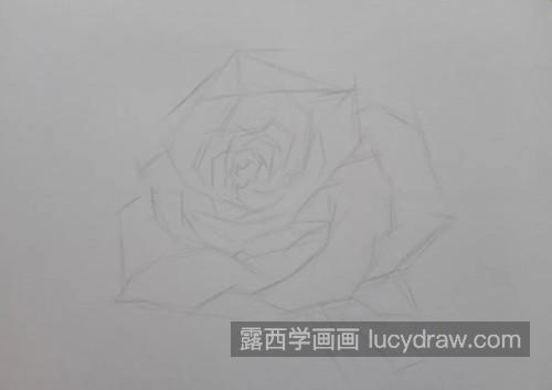 玫瑰花怎么画？如何画花瓣的质感？
