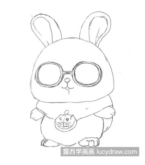 戴眼镜的兔子怎么画？钢笔画教程是什么？