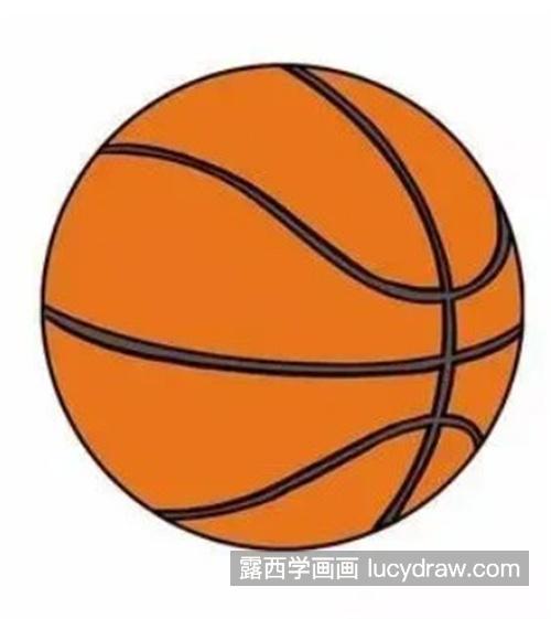 简单的篮球简笔画教程 好看的篮球简笔画怎么画