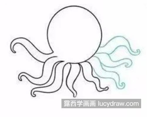 可爱彩色章鱼怎么画 简单的章鱼简笔画教程