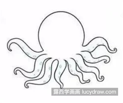 可爱彩色章鱼怎么画 简单的章鱼简笔画教程