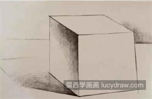 简单的素描正方体教程 怎样画好一个素描正方体