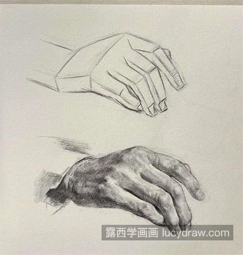 人物素描手势怎样刻画 人物手势素描教程