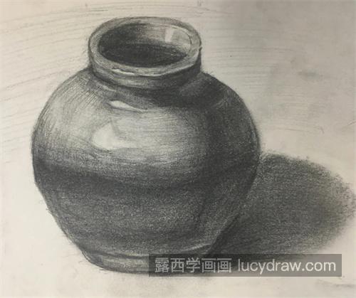 素描陶罐的简单画法 不同材质的罐子怎么画