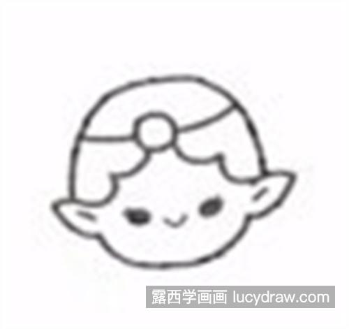 简单可爱的彩色仙女教母简笔画教程 Q版仙女教母简笔画怎么画简单又好看