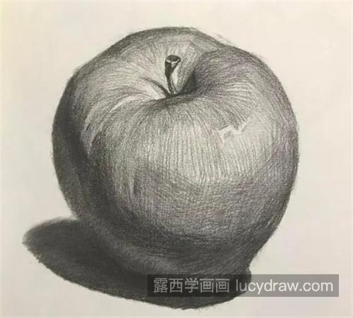 素描苹果怎么画 素描苹果带步骤教程