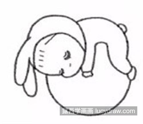 bsport体育可爱卡通小兔子睡衣简笔画怎么画好看 简单好看的简笔画教程(图3)