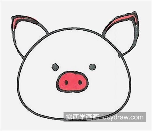 怎么画小猪漂亮又简单 画猪的最简单方法及步骤图