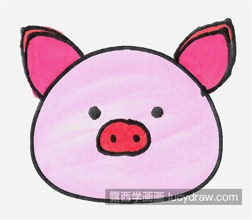 怎么画小猪漂亮又简单 画猪的最简单方法及步骤图