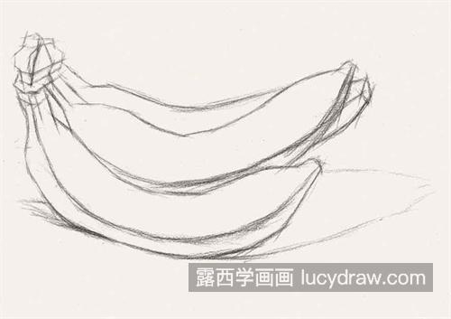 素描香蕉怎么画 入门级香蕉素描教程