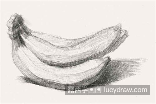 素描香蕉怎么画 入门级香蕉素描教程