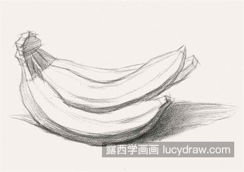 素描香蕉怎么画 入门级香蕉素描教程