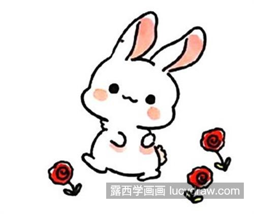 卡通小兔子简笔画 超萌可爱的小兔子怎么画（1）