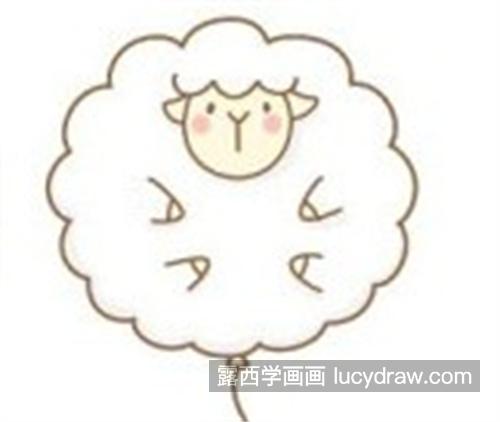 绵羊怎么画简单又好看 羊的简笔画画法教程