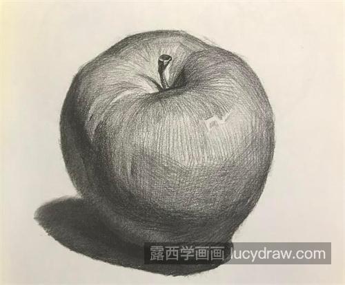素描苹果的基本画法及步骤 简单的素描苹果绘画教程