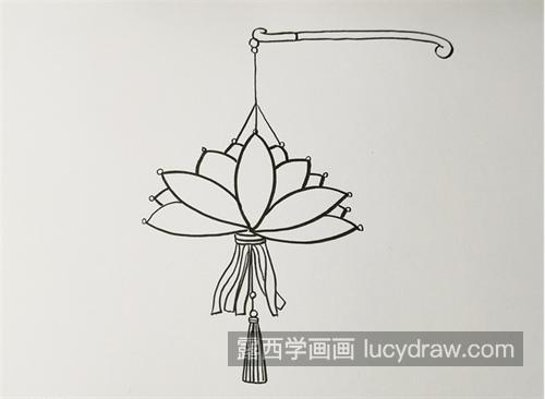 非常好看又漂亮的花灯简笔画教程 可爱好看的花灯简笔画怎么画