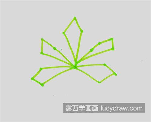 彩色可爱简单的树叶简笔画怎么画 简单可爱的树叶怎么画好看