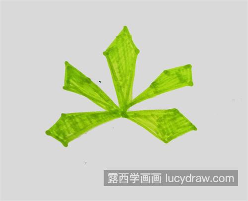 彩色可爱简单的树叶简笔画怎么画 简单可爱的树叶怎么画好看