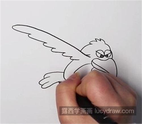 彩色的简单乌鸦简笔画怎么画 简单好看的乌鸦儿童画怎么画