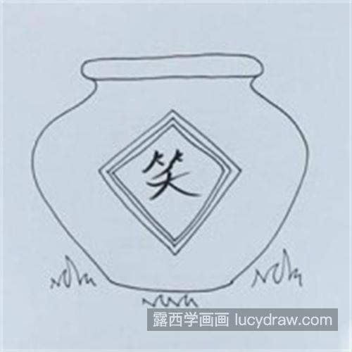 漂亮好看的酒坛子简笔画怎么画 简单易学的酒坛子的简单绘制教程